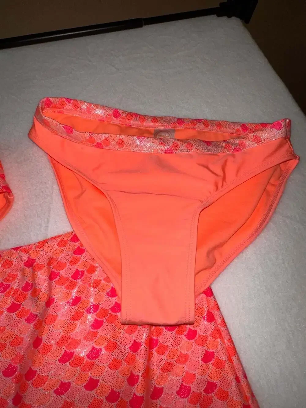 Wonder Nation Girls 3-Piece Mermaid Skirt Swim Set